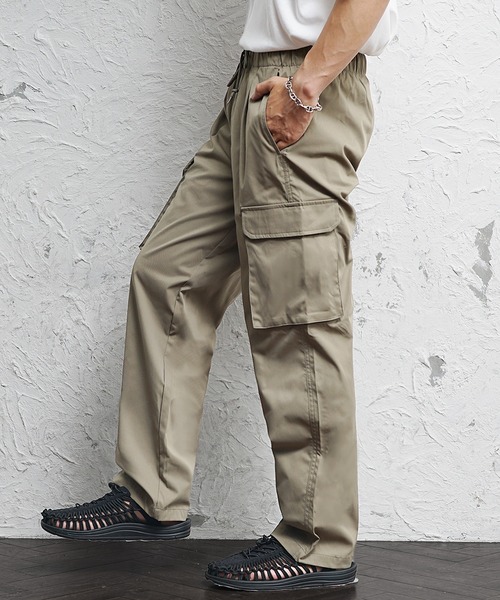 MinoriTY(マイノリティ)の「【MinoriTY Select】ゆる軽ストレッチリラックスカーゴワイドパンツ(カーゴパンツ・メンズ・オリーブ/ブラック/ブラウン・LL/L/M)」の19枚目の写真