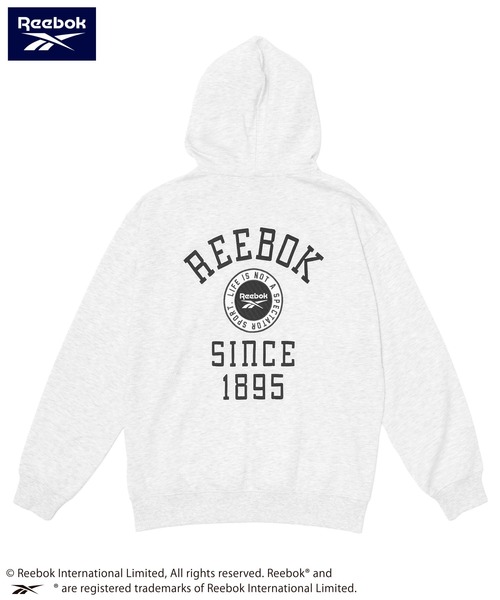 Reebok（リーボック）の「Reebok/リーボック ブランド ロゴ パック刺繍 裏毛 スウェット パーカー フーディー（パーカー・メンズ・ブラウン/アッシュグレー/ブラック・M/L/LL）」の13枚目の写真