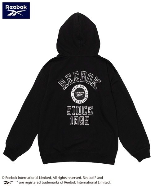 Reebok（リーボック）の「Reebok/リーボック ブランド ロゴ パック刺繍 裏毛 スウェット パーカー フーディー（パーカー・メンズ・ブラウン/アッシュグレー/ブラック・M/L/LL）」の8枚目の写真