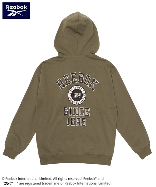 Reebok（リーボック）の「Reebok/リーボック ブランド ロゴ パック刺繍 裏毛 スウェット パーカー フーディー（パーカー・メンズ・ブラウン/アッシュグレー/ブラック・M/L/LL）」の18枚目の写真