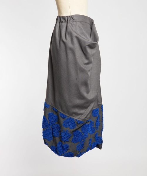 gomme(ゴム)の「4リーフクローバーJQ リフトタックスカート(スカート・レディース・グレー/ブラック・MEDIUM)」の17枚目の写真