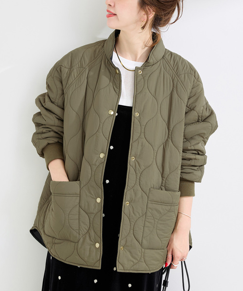 美品【DIESEL】リバーシブル キルティングブルゾン アイボリー フルジップ 美品【DIESEL】リバーシブル キルティングブルゾン アイボリー