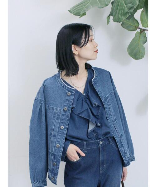 Samansa Mos2 blue（サマンサモスモスブルー）の「【ECO DENIM 】 ノー