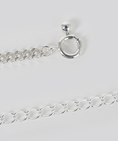 LAD MUSICIAN（ラッドミュージシャン）の「COMBI RING NECKLACE（ネックレス・メンズ・ブラック×シルバー/シルバー×ブラック・FREE）」の10枚目の写真