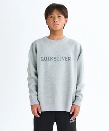 Quiksilver（クイックシルバー）の「DNA BIG CLICKER SWEA /クイックシルバーロゴプリント裏起毛プルオーバークルーネックスウェットトレーナー（スウェット）」