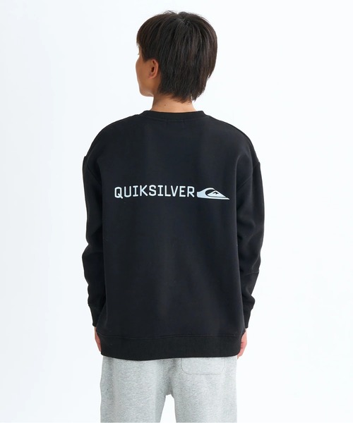 Quiksilver（クイックシルバー）の「DNA BIG CLICKER SWEA /クイックシルバーロゴプリント裏起毛プルオーバークルーネックスウェットトレーナー（スウェット・キッズ・グレー/ホワイト/ブラック・160/150/140/130）」の8枚目の写真