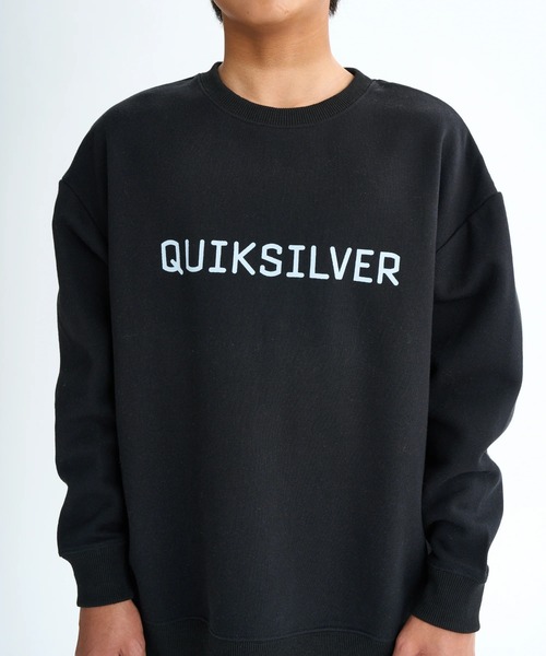 Quiksilver（クイックシルバー）の「DNA BIG CLICKER SWEA /クイックシルバーロゴプリント裏起毛プルオーバークルーネックスウェットトレーナー（スウェット・キッズ・グレー/ホワイト/ブラック・160/150/140/130）」の9枚目の写真