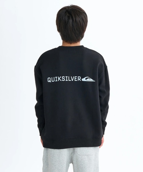 Quiksilver（クイックシルバー）の「DNA BIG CLICKER SWEA /クイックシルバーロゴプリント裏起毛プルオーバークルーネックスウェットトレーナー（スウェット・キッズ・グレー/ホワイト/ブラック・160/150/140/130）」の14枚目の写真