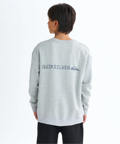 Quiksilver（クイックシルバー）の「DNA BIG CLICKER SWEA /クイックシルバーロゴプリント裏起毛プルオーバークルーネックスウェットトレーナー（スウェット・キッズ・グレー/ホワイト/ブラック・160/150/140/130）」の15枚目の写真