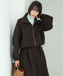 【VERY×UNFILOコラボ】BEAUTY FORM JERSEY+ ZIPブルゾン
