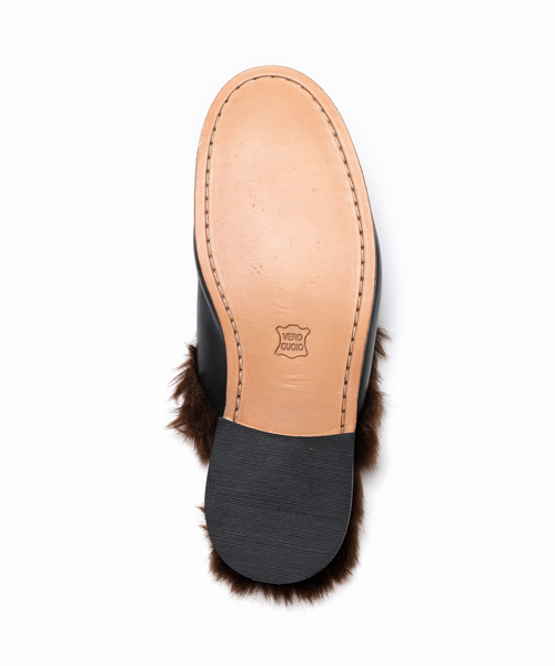 CAMINANDO（カミナンド）の「CAMINANDO カミナンド 別注 Fur付ミュール 25136W（その他シューズ・レディース・ブラック・39/38/37/36）」の9枚目の写真