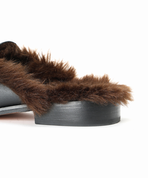 CAMINANDO（カミナンド）の「CAMINANDO カミナンド 別注 Fur付ミュール 25136W（その他シューズ・レディース・ブラック・39/38/37/36）」の10枚目の写真