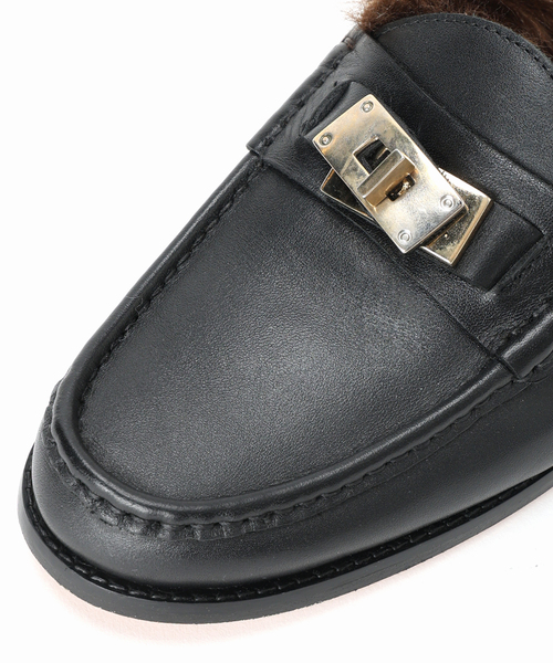 CAMINANDO（カミナンド）の「CAMINANDO カミナンド 別注 Fur付ミュール 25136W（その他シューズ・レディース・ブラック・39/38/37/36）」の13枚目の写真