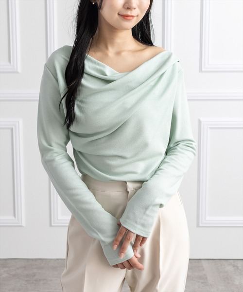 KRISVANASSCHE ドレープカットソー KRISVANASSCHE ドレープカットソー