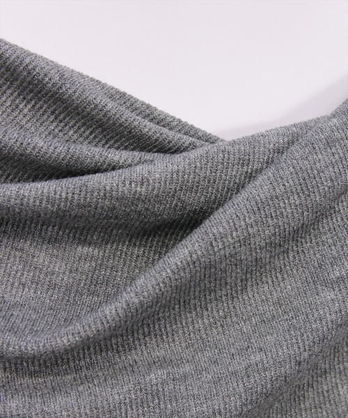 CLEAR BASIC（クリアベーシック）の「ドレープデザイン長袖カットソートップス[カジュアル 着回し抜群 大人 上品]（Tシャツ/カットソー・レディース・アイボリー/ピンク/ミント/ブラック/グレー・F）」の10枚目の写真