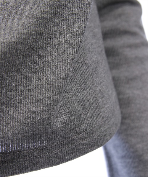 CLEAR BASIC（クリアベーシック）の「ドレープデザイン長袖カットソートップス[カジュアル 着回し抜群 大人 上品]（Tシャツ/カットソー・レディース・アイボリー/ピンク/ミント/ブラック/グレー・F）」の17枚目の写真