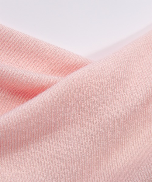 CLEAR BASIC（クリアベーシック）の「ドレープデザイン長袖カットソートップス[カジュアル 着回し抜群 大人 上品]（Tシャツ/カットソー・レディース・アイボリー/ピンク/ミント/ブラック/グレー・F）」の8枚目の写真