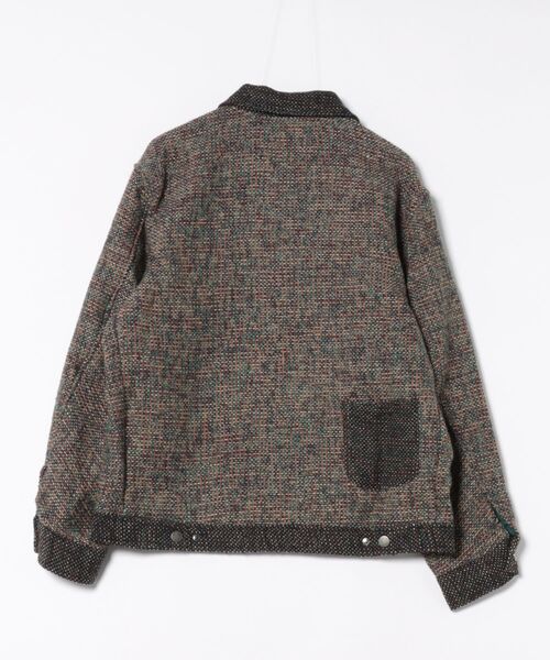Desigual（デシグアル）の「ヘリンボーンポケットジャケット（ブルゾン・メンズ・ブラウン・S/M/L）」の2枚目の写真