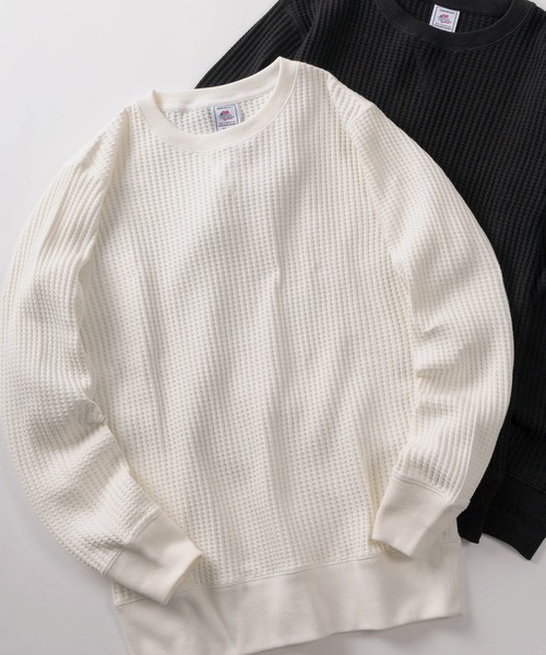 セール】【87】【JEMORGAN/ジェーイーモーガン】ビッグワッフル クルー