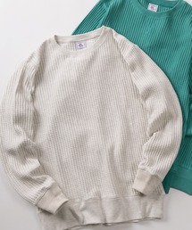 make a ray!（メイク ア レイ！）の「【87】【JEMORGAN/ジェーイーモーガン】ビッグワッフル クルーネック スウェット（スウェット）」