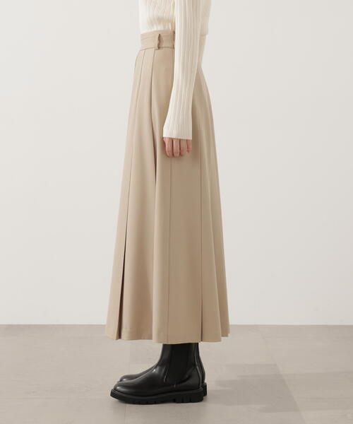 PROPORTION BODY DRESSING(プロポーションボディドレッシング)の「プリーテッドスカート / 1215220002(スカート・レディース・ダークグレー/ベージュ・P/S/MEDIUM)」の9枚目の写真