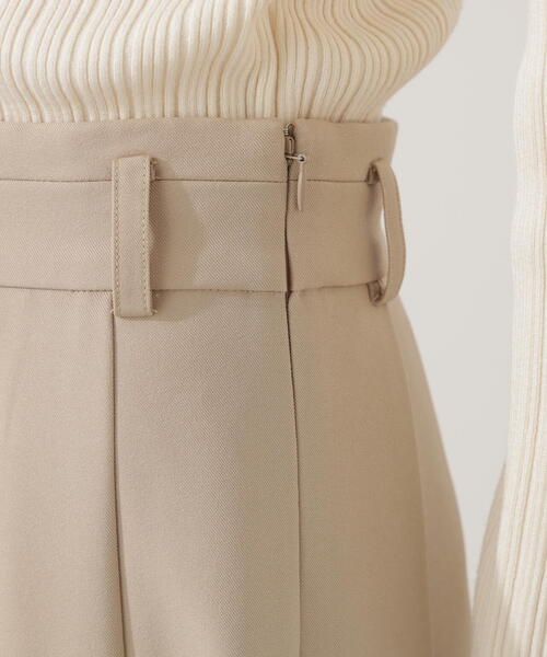 PROPORTION BODY DRESSING(プロポーションボディドレッシング)の「プリーテッドスカート / 1215220002(スカート・レディース・ダークグレー/ベージュ・P/S/MEDIUM)」の4枚目の写真