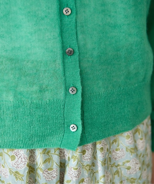 yuni（ユニ　）の「kid mohair ウールナイロン　カーディガン（カーディガン/ボレロ・レディース・グリーン/ベージュ/サックスブルー/ピンク・FREE）」の20枚目の写真