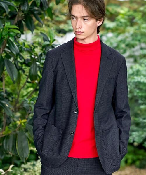 DRESSTERIOR（ドレステリア）の「【セットアップ可】ストレッチソフトタッチ チェックジャケット（テーラードジャケット・メンズ・チャコールグレー・92/91/90/94）」の7枚目の写真