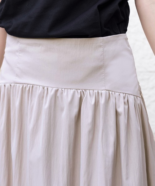 ONEP STAR(ワンピスター)の「フレアシルエットAラインロングスカート(スカート・レディース・ブラック/ライトパープル・MEDIUM/LARGE/SMALL)」の15枚目の写真
