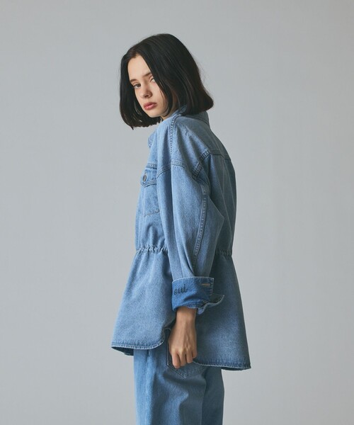 GRACE CLASS(グレースクラス)の「デニムシャツジャケット(デニムジャケット・レディース・ブルー/ブラック・36/38)」の13枚目の写真