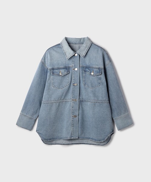 セール】デニムシャツジャケット（デニムジャケット）｜GRACE CLASS