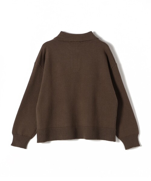 SHIPS Colors(シップス カラーズ)の「SHIPS Colors:〈手洗い可能〉フラッフィー スキッパー ニット◇(ニット/セーター・レディース・オフホワイト/オレンジ/ブラウン・ONE SIZE)」の6枚目の写真