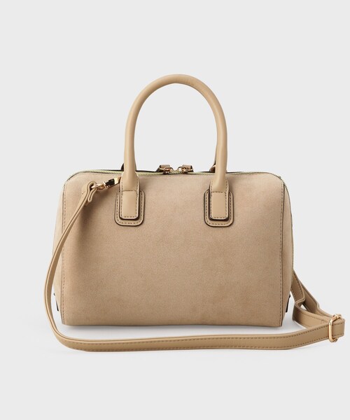 THE SHOP TK (ザ ショップ ティーケー )の「チャーム付きスエードミニボストンバッグ(ボストンバッグ・レディース・ベージュ/スミクロ・00)」の11枚目の写真