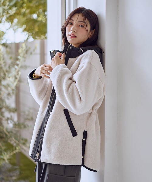 LEE掲載】ボアコート（ムートンコート）｜ANY（エニィ）のファッション