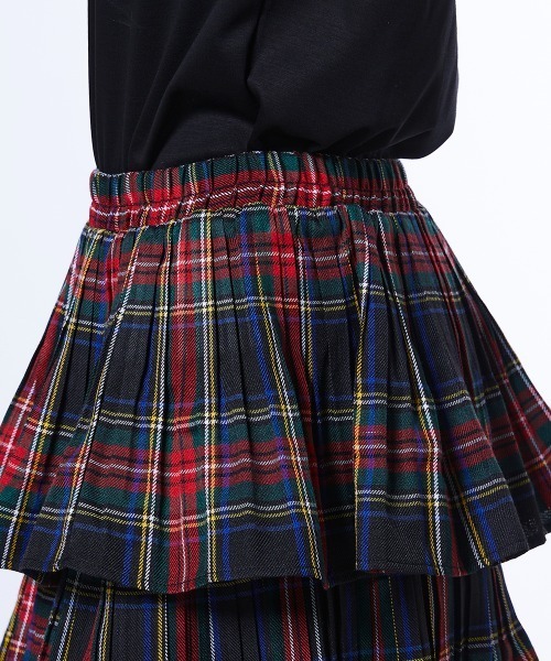 DOUBLE STANDARD CLOTHINGチェックティアードフリルスカート チェックティアードフリルスカート（スカート）｜DOUBLE STANDARD