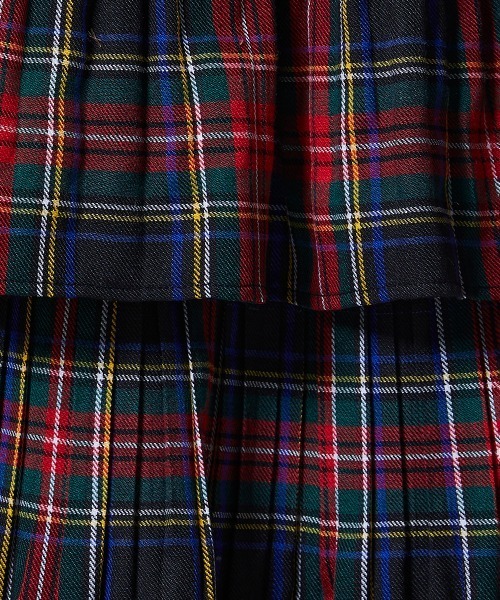 チェックティアードフリルスカート（スカート）｜DOUBLE STANDARD