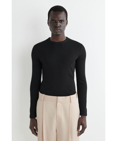 スリムリブコットン長袖Tシャツ（Tシャツ/カットソー）｜COS（コス）の