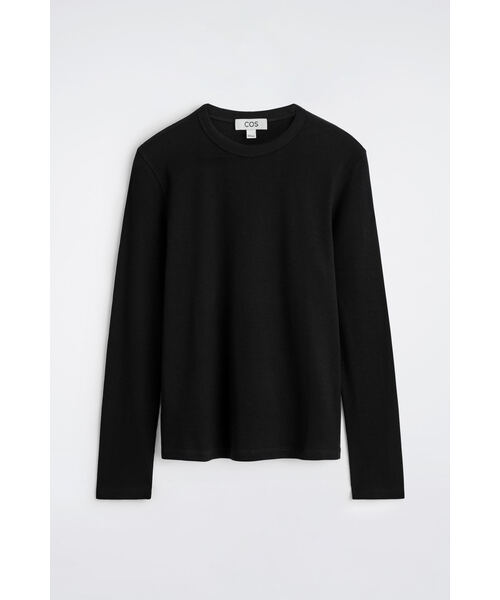 スリムリブコットン長袖Tシャツ（Tシャツ/カットソー）｜COS（コス）の