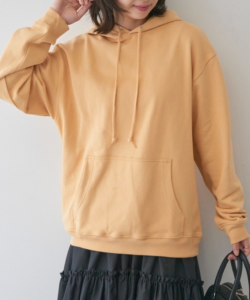 United Athle(ユナイテッドアスレ)の「春先にちょうどいい!【United Athle】8.8オンス パイル スウェット プルオーバー パーカー 裏パイル 裏毛 5398(パーカー・レディース・ホワイト/ブラック/グレー/ダークグリーン/ネイビー/スミクロ/インディゴブルー/ナチュラル/アッシュ/ライトイエロー/グレイッシュベージュ/ゴールド/レッド/バーガンディー/ブルー/ライトブルー/チョコ/ヘザーグレー・S/M/L/XL)」の15枚目の写真