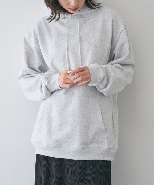 United Athle(ユナイテッドアスレ)の「春先にちょうどいい!【United Athle】8.8オンス パイル スウェット プルオーバー パーカー 裏パイル 裏毛 5398(パーカー・レディース・ホワイト/ブラック/グレー/ダークグリーン/ネイビー/スミクロ/インディゴブルー/ナチュラル/アッシュ/ライトイエロー/グレイッシュベージュ/ゴールド/レッド/バーガンディー/ブルー/ライトブルー/チョコ/ヘザーグレー・S/M/L/XL)」の6枚目の写真