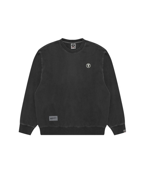 AAPE BY A BATHING APE(エーエイプバイアベイシングエイプ)の「AAPE NOW CREW NECK SWEAT(スウェット・メンズ・カーキ/ライトピンク/ライトブラック/ライトグリーン・X-LARGE/MEDIUM/SMALL/LARGE/XX-LARGE)」の2枚目の写真