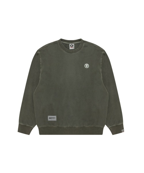 AAPE BY A BATHING APE(エーエイプバイアベイシングエイプ)の「AAPE NOW CREW NECK SWEAT(スウェット・メンズ・カーキ/ライトピンク/ライトブラック/ライトグリーン・X-LARGE/MEDIUM/SMALL/LARGE/XX-LARGE)」の3枚目の写真