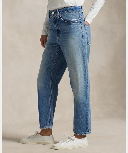 POLO RALPH LAUREN(ポロ ラルフ ローレン)の「リラックス テーパード ジーンズ(デニムパンツ・レディース・マルチ・25R/28R/27R/26R/24R)」の4枚目の写真