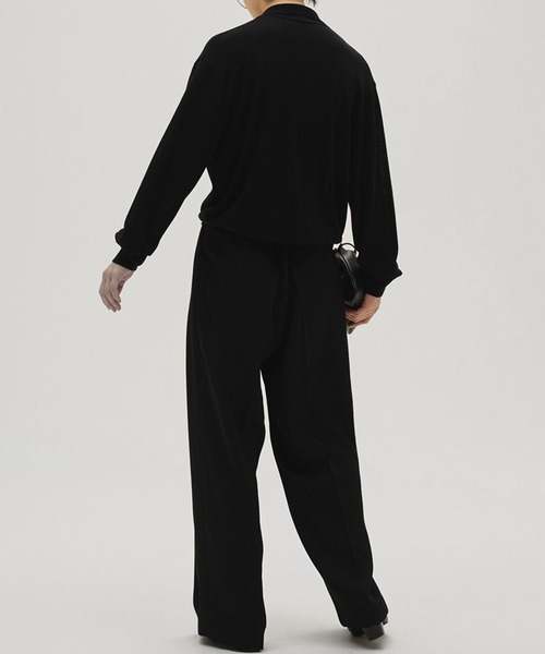 TODAYFUL(トゥデイフル)の「【TODAYFUL/トゥデイフル】Tuck Wide Trousers/タックワイドトラウザー(スラックス・レディース・ベージュ/ブラック/チョコ・36/38)」の8枚目の写真