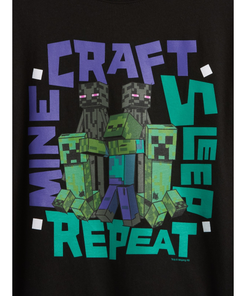 GAP（ギャップ）の「GapKids | マインクラフト グラフィックTシャツ（Tシャツ/カットソー・キッズ・ブラック/ネイビー・110cm/120cm/130cm/140cm/150cm/160cm）」の5枚目の写真