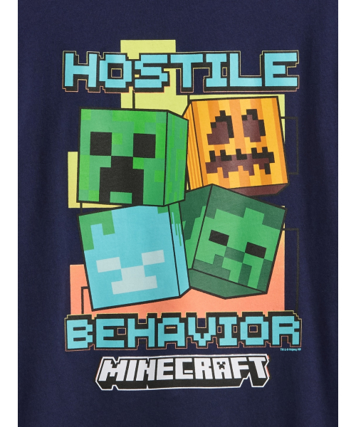 GAP（ギャップ）の「GapKids | マインクラフト グラフィックTシャツ（Tシャツ/カットソー・キッズ・ブラック/ネイビー・110cm/120cm/130cm/140cm/150cm/160cm）」の6枚目の写真
