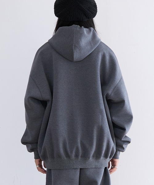 G.V.G.V.(ジーヴィージーヴィー)の「G.V.G.V. ZIP UP HOODIE WHERELESS(パーカー・レディース・ダークグレー/ブラック・LARGE/SMALL)」の4枚目の写真