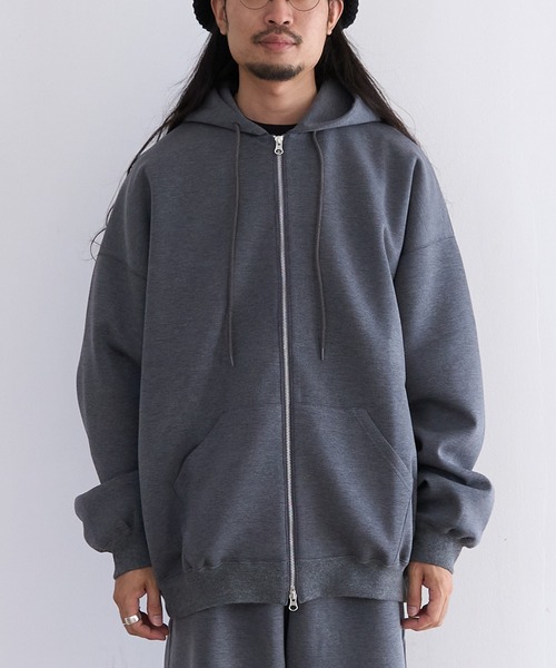 G.V.G.V.(ジーヴィージーヴィー)の「G.V.G.V. ZIP UP HOODIE WHERELESS(パーカー・レディース・ダークグレー/ブラック・LARGE/SMALL)」の16枚目の写真