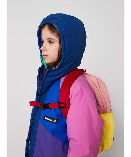 セール】総柄Lucky Cloverジャンパー【キッズ】（ダウンジャケット