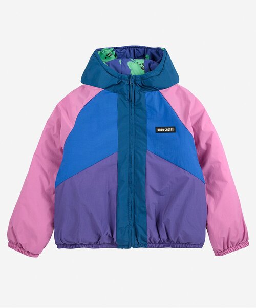 セール】総柄Lucky Cloverジャンパー【キッズ】（ダウンジャケット